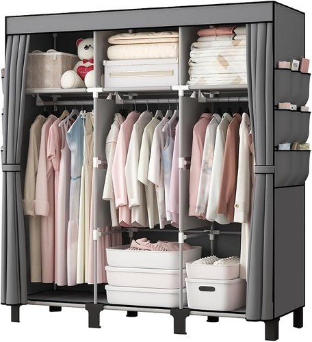 Fabric wardrobe 130x45x170cm - wardrobe,