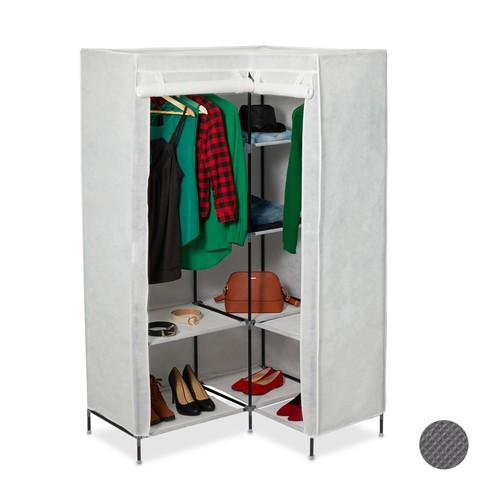 Corner wardrobe textile